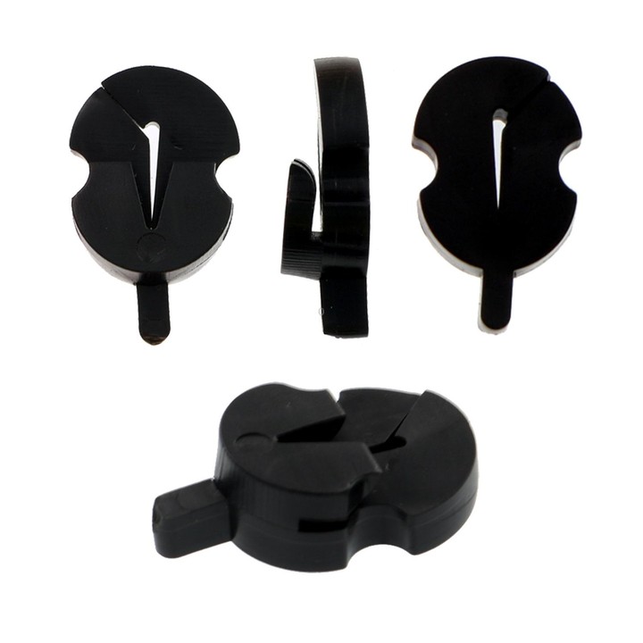 8pcs /Set Violin Mute Instrument Volume Reduction Tool(Grapefruit Color)
