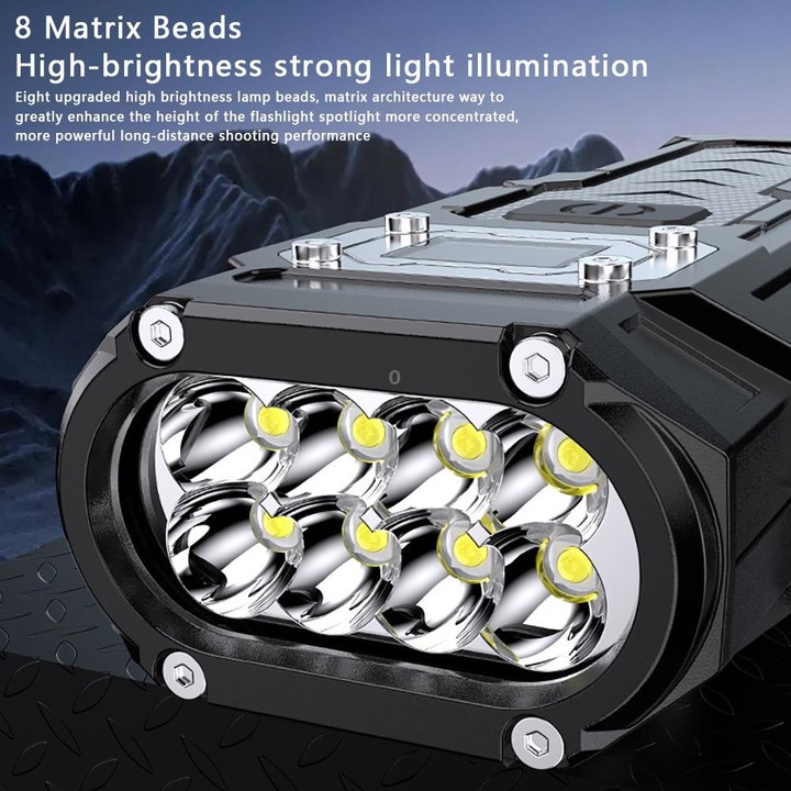 E-SMARTER BK08 Strong Mini Key Light Magnetic LCD Electric Display Dual Light Tool Lamp