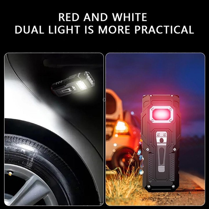 E-SMARTER BK08 Strong Mini Key Light Magnetic LCD Electric Display Dual Light Tool Lamp
