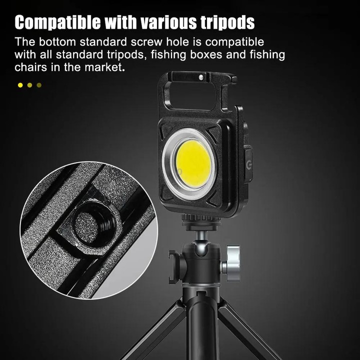 E-SMARTER W5134 Mini LED Glow Torch Strong Light Portable Keychain Light(Green)