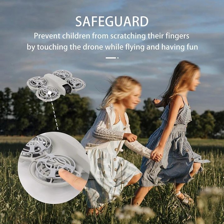 For DJI Neo CQT Drone Landing Scratch Protective Cover Prevent Finger Scratch Protective Cover Accessories, Color: Upper Orange