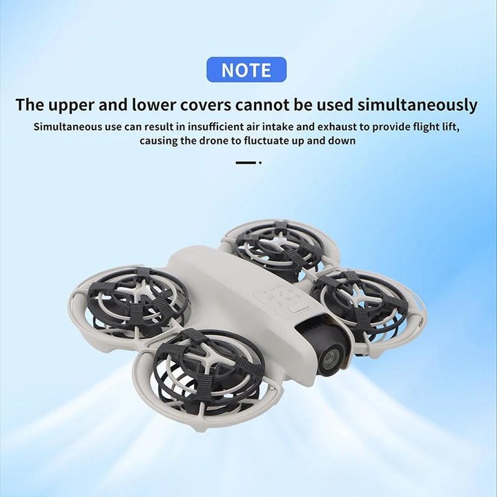 For DJI Neo CQT Drone Landing Scratch Protective Cover Prevent Finger Scratch Protective Cover Accessories, Color: Upper Orange