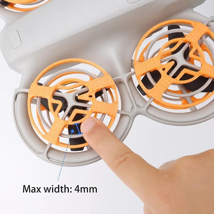 For DJI Neo CQT Drone Landing Scratch Protective Cover Prevent Finger Scratch Protective Cover Accessories, Color: Lower Gray