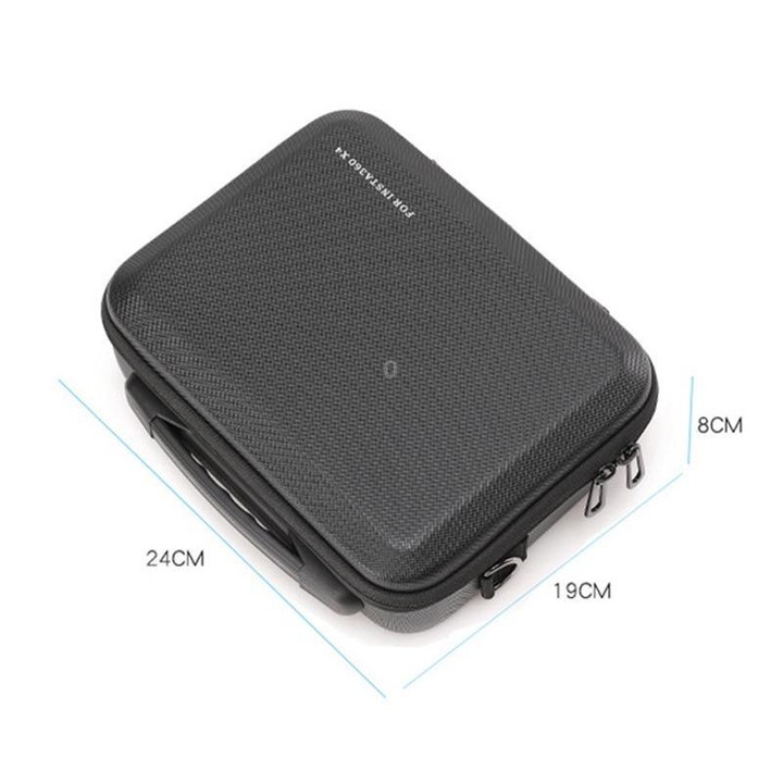 For Insta360 X4 BKANO INX4-002 Shoulder Handheld Storage Bag Crossbody Bag(Black)