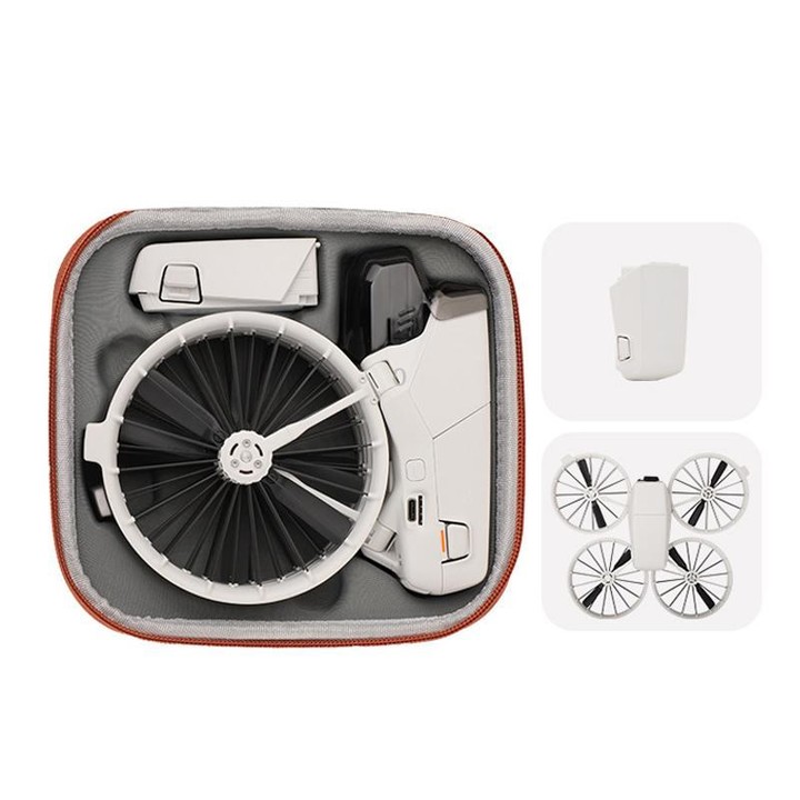 For DJI Flip Sunnylife FP-B957 Storage Bag Mini Vlog Aerial Camera Protective Case(Orange)