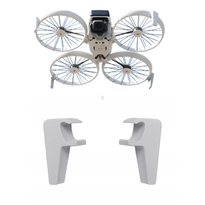 1pair For DJI Flip Drone Landing Gear Height Enhancement Rear Stand Gimbal Protector Bracket Accessories