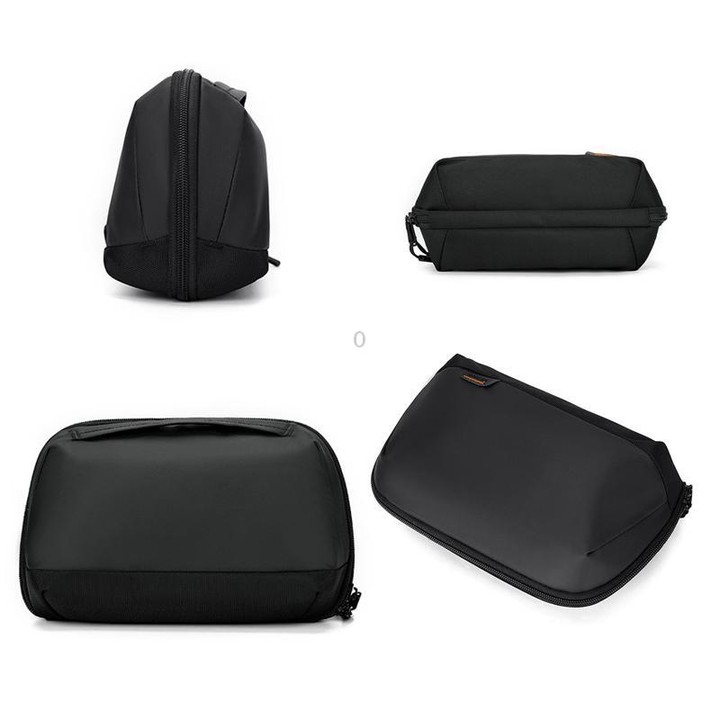 WEPOWER Digital Accessories Storage Bag Waterproof Clutch Travel Case(Black)