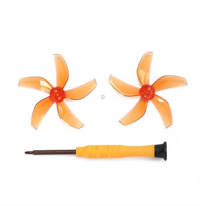 1pair For DJI Neo RCSTQ Drone 5 Blade Paddle Quick Release Replacement Blade(Orange)