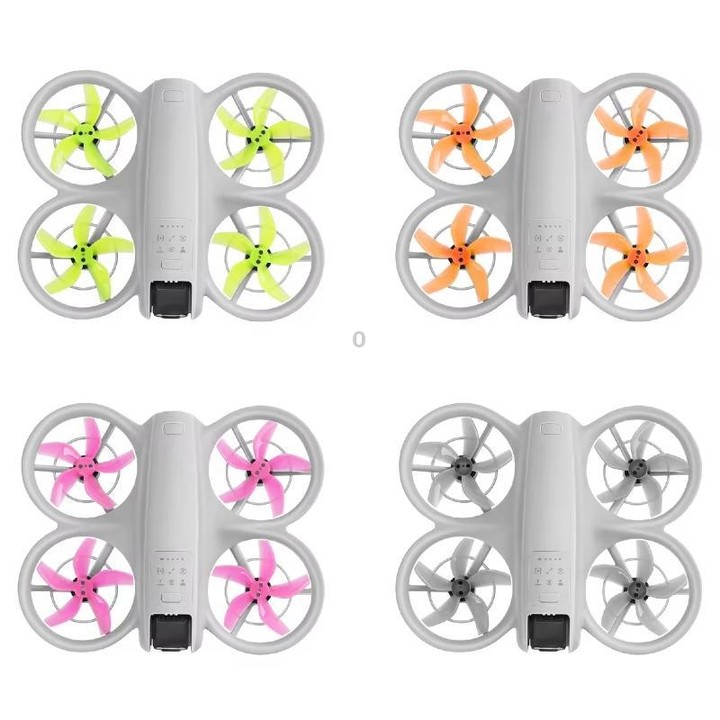 1pair For DJI Neo RCSTQ Drone 5 Blade Paddle Quick Release Replacement Blade(Gray)