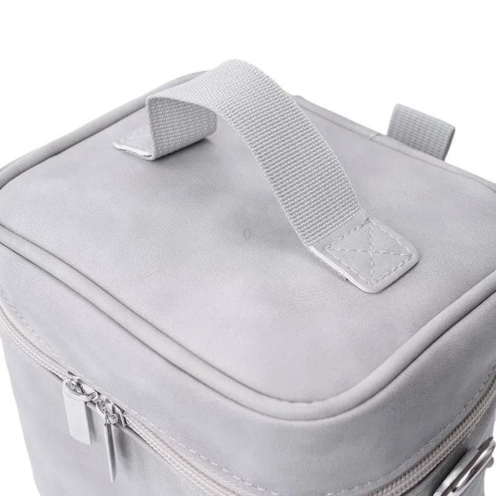 RCSTQ Drone Universal Storage Bag Inner Compartment Partitioned Tote Bag(Gray White)