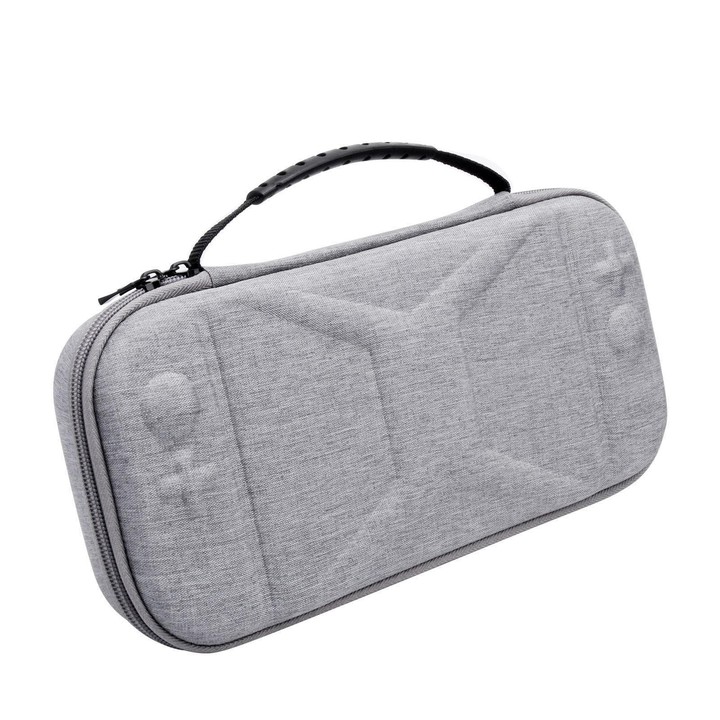 For Nintendo Switch 2 Game Console Storage Bag EVA Fabric Handbag(Silver Gray)