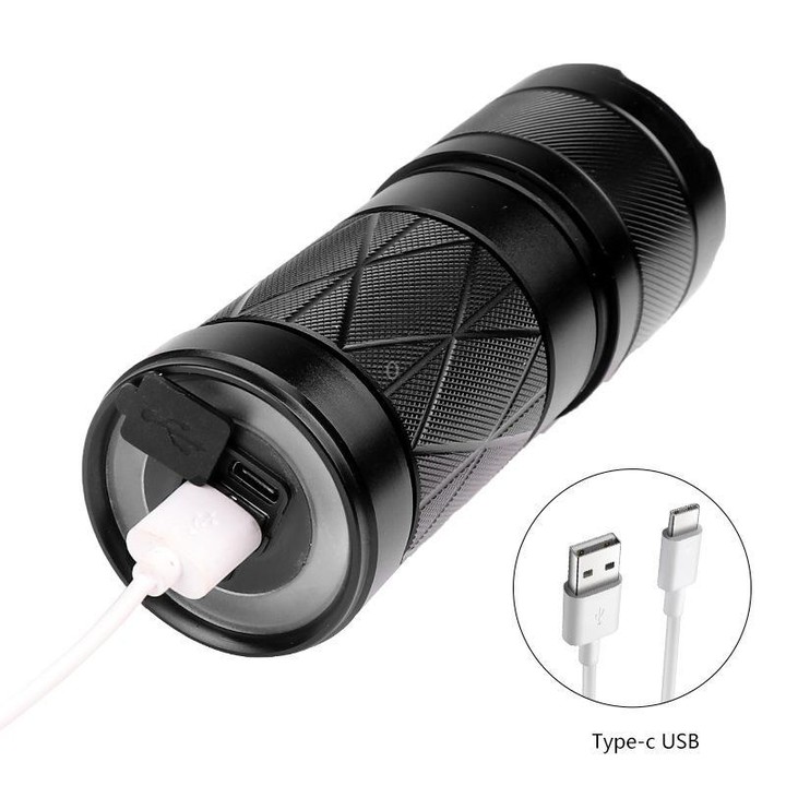 Mini Outdoor Long-Range Strong Light LED Flashlight, Specification: XHP90