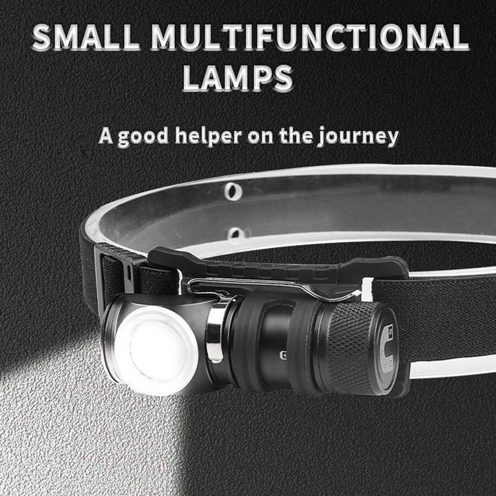 LED Flashlight Rechargeable Portable Multifunctional With Magnetic Headlight(6603)