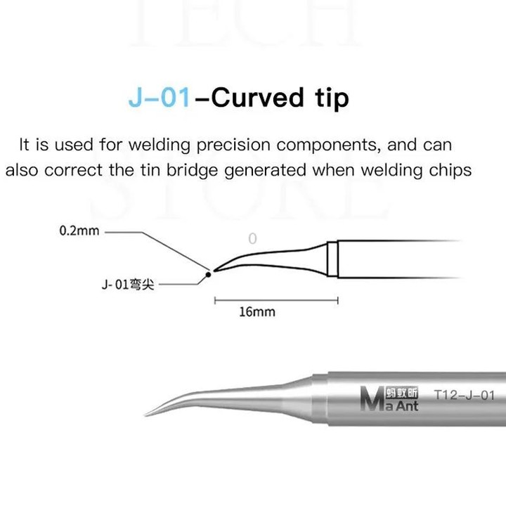 MaAnt T12-J-01 Lead-Free Soldering Iron Tip