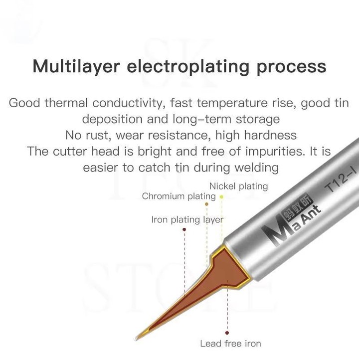 MaAnt T12-J-01 Lead-Free Soldering Iron Tip