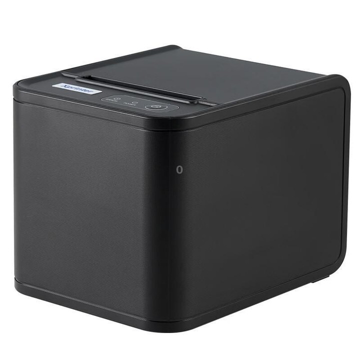 Xprinter XP-80T 80mm QR Code Supermarket Receipt Label Thermal Printer, Spec: USB+Lan(US Plug)