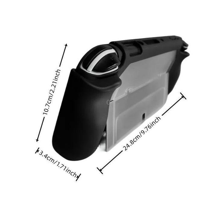 For Nintendo Switch OLED / Joy-Con 2 In 1 Protective Case TPU Cover Support(White)