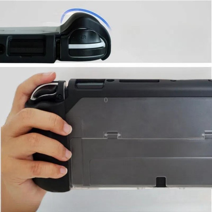 For Nintendo Switch OLED / Joy-Con 2 In 1 Protective Case TPU Cover Support(White)