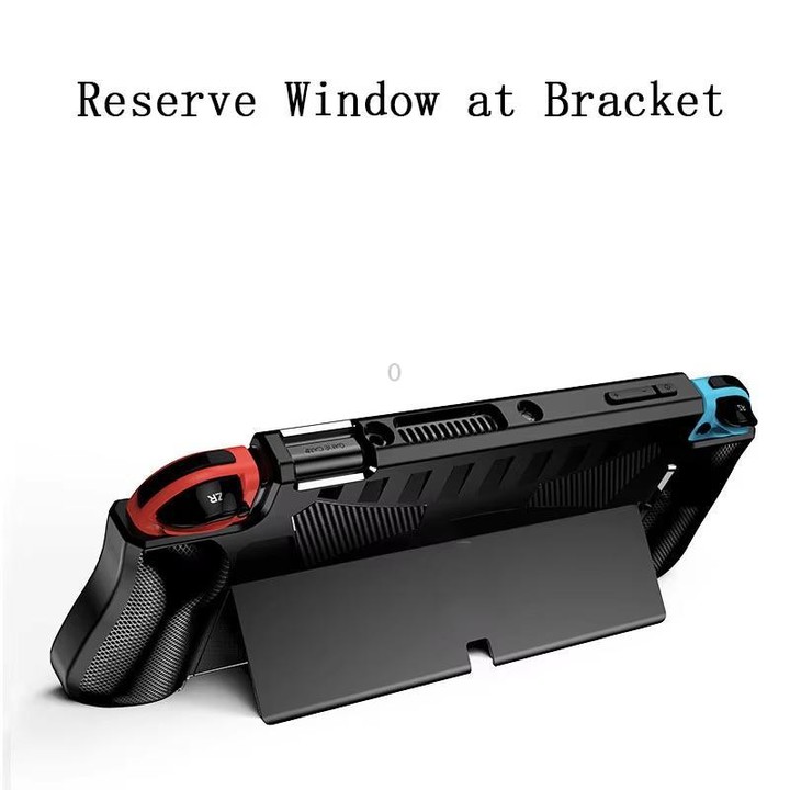 For Switch OLED Console TPU Protective Cover Integrated Shell With 2 Game Card Slots(White)