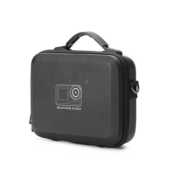 BKANO For DJI Osmo Action 3 / 4 / 5 Pro Sports Camera Storage Bag Portable Protective Bag Case(Black)