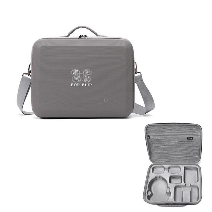 BKANO For DJI Flip Smooth Flying Tri-Power Kit Storage Bag Shock Absorbing Storage Case Backpack(For Normal RC N3)