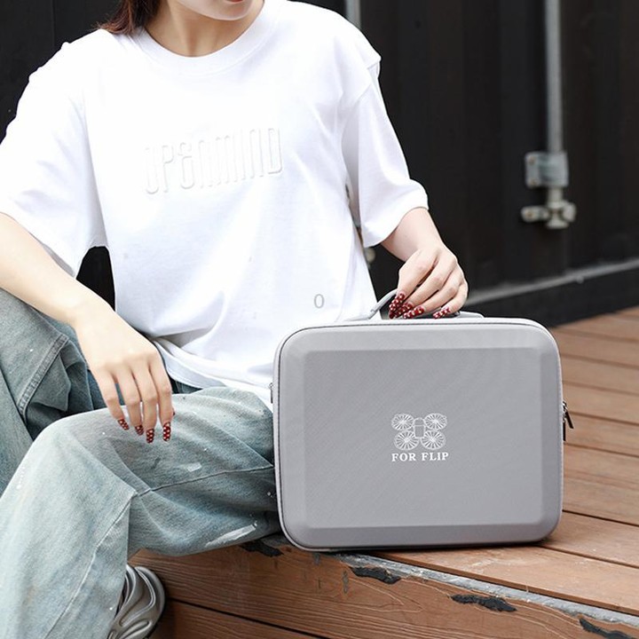BKANO For DJI Flip Smooth Flying Tri-Power Kit Storage Bag Shock Absorbing Storage Case Backpack(For Normal RC N3)