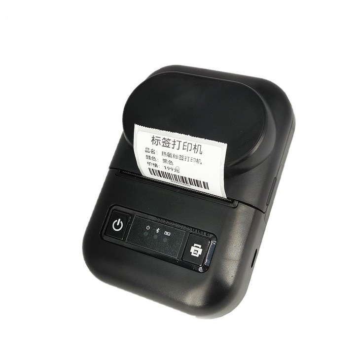 PT260 50mm/s 203DPI Bluetooth Thermal Label Printer, 57mm Print Width for Commercial & Office Use(Black)