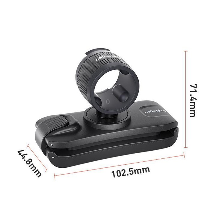 AMagisn Selfie Stick Hanger Action Camera Backpack Quick Attachment for Insta360 / DJI / GoPro(Black)