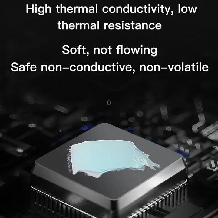 MaAnt Thermal Conductive Silicone Grease CPU Thermal Grease Computer Graphic Card Cooling Universal Thermal Conductive(Blue)