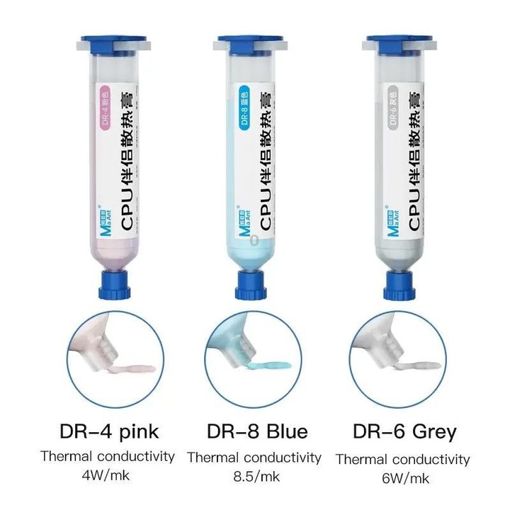 MaAnt Thermal Conductive Silicone Grease CPU Thermal Grease Computer Graphic Card Cooling Universal Thermal Conductive(Gray)