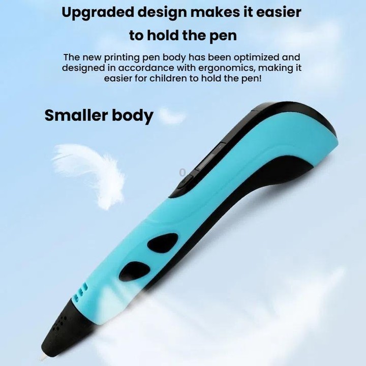 3D Printing Pen Kids Education Drawing DIY Doodle Stereoscopic Drawing 3D Pen(Pink)
