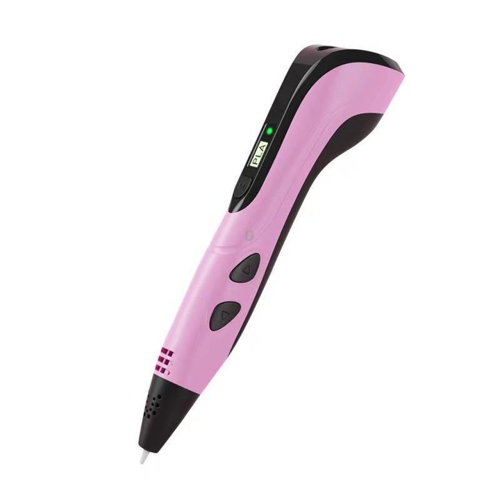 3D Printing Pen Kids Education Drawing DIY Doodle Stereoscopic Drawing 3D Pen(Pink)