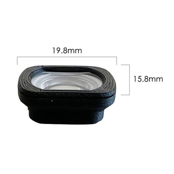 For DJI Flip RCSTQ 24mm100 Degree Wide Angle Filter Aluminum Alloy Frame Ultra Wide Angle(Wide Angle+Aluminum Frame)
