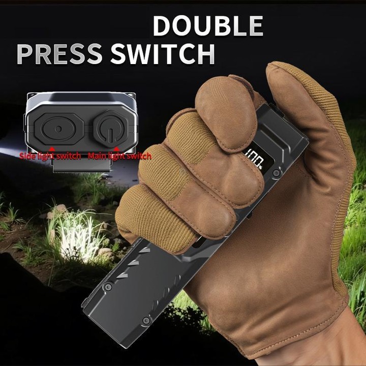 Mini Portable Self-Defense Three-Light Source Flashlight With Pen Clip(DT007)