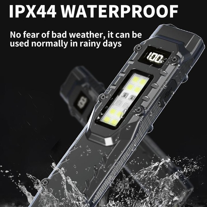 Mini Portable Self-Defense Three-Light Source Flashlight With Pen Clip(DT007)