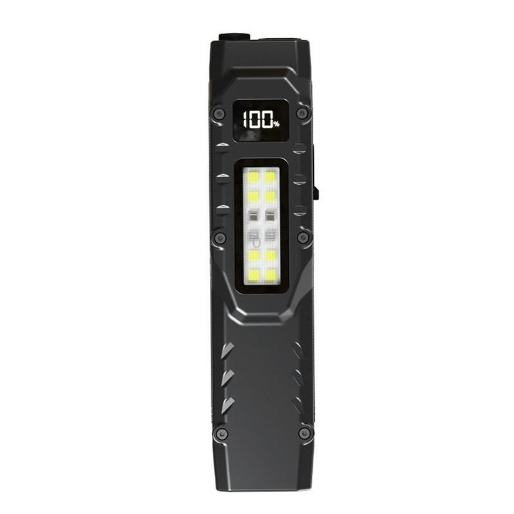 Mini Portable Self-Defense Three-Light Source Flashlight With Pen Clip(DT007)