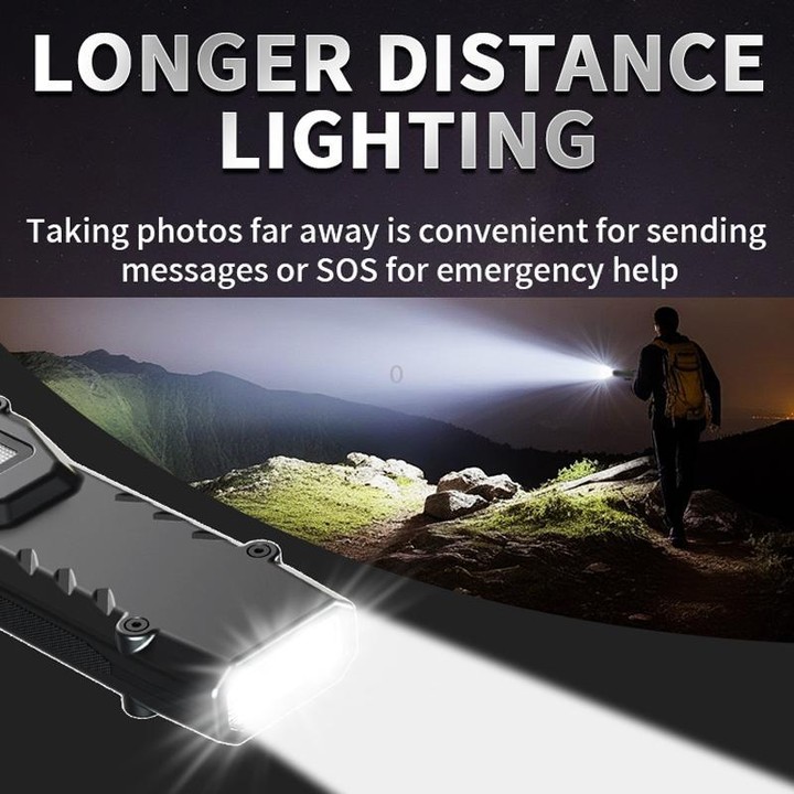 Mini Portable Self-Defense Three-Light Source Flashlight With Pen Clip(DT007)