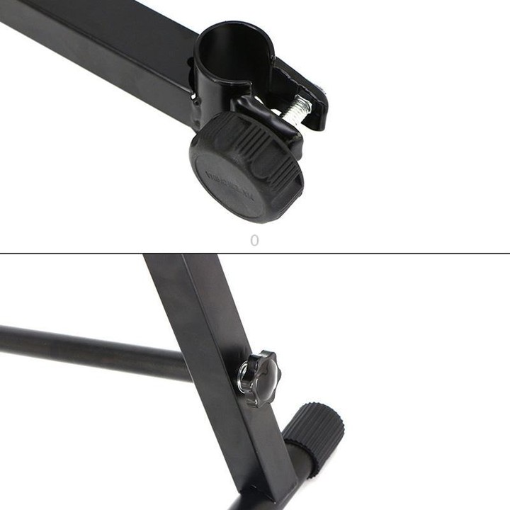 Electronic Piano Raised Stand Piano Keyboard Universal Double Layer Raised Stand Musical Instrument Accessories(Black)