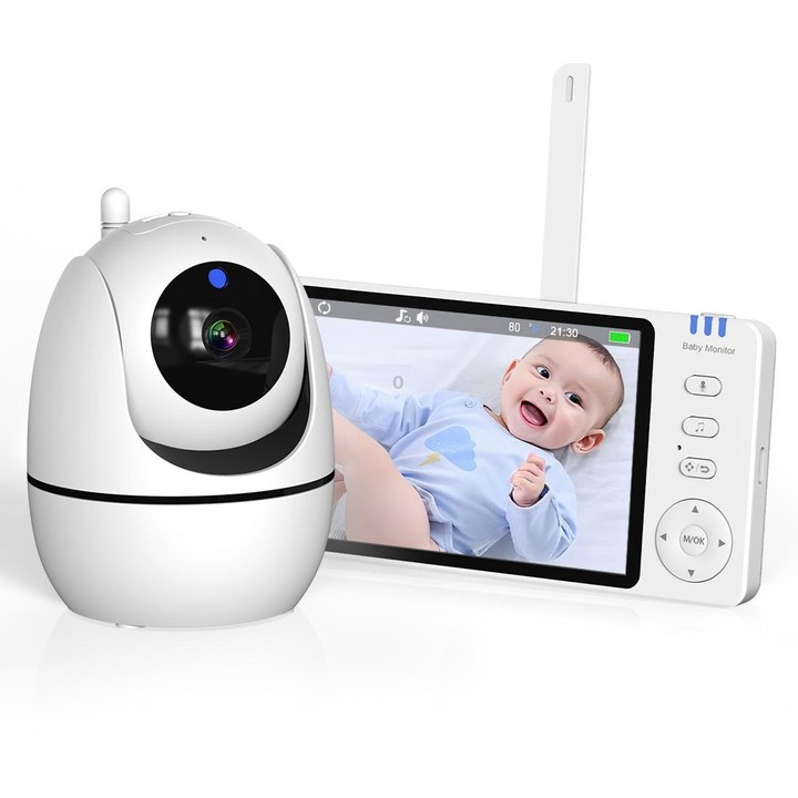 5 inch 1080P HD Baby Watcher Baby Monitor Camera US Plug