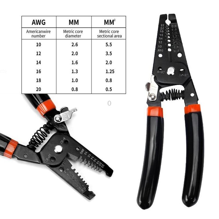 7pcs / Set Quick Change Nine Inch Crimping Pliers Toolbox Combo Set