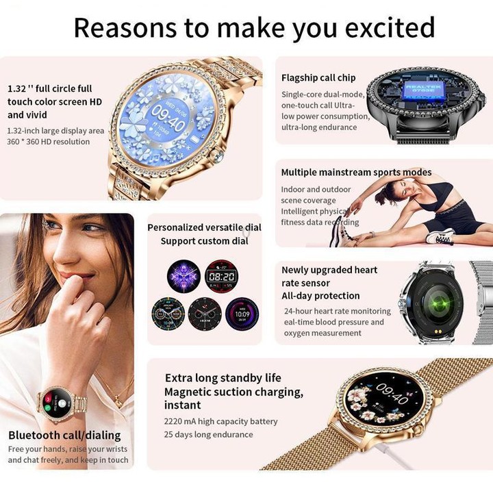 Bluetooth Calling AI Voice Assistant Life Waterproof Sports Smartwatch, Color: Black Silicone Strap