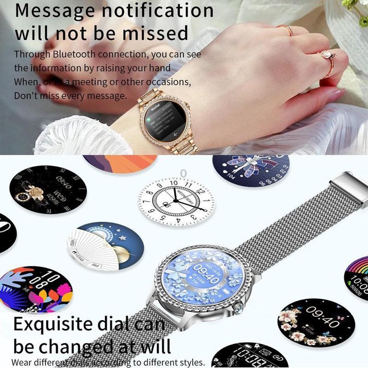 Bluetooth Calling AI Voice Assistant Life Waterproof Sports Smartwatch, Color: Silver Rough Steel Strap+Gray Silicone Strap