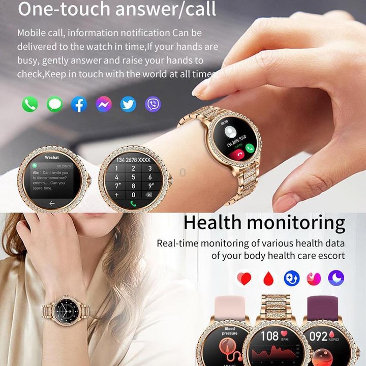 Bluetooth Calling AI Voice Assistant Life Waterproof Sports Smartwatch, Color: Black Mesh Strap+Silicone Strap