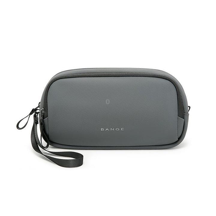 BANGE 3067 Travel Digital Storage Bag Multi-compartment Data Cable Daily Business Trip Handbag(Gray)