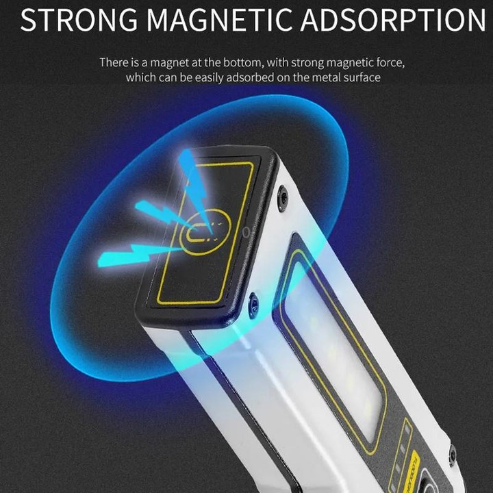 E-SMARTER STD01 COB Work Light With Power Display Outdoor Emergency Repair Light With Magnet LED Mini Flashlight(Gray)