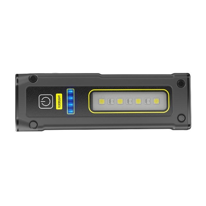 E-SMARTER STD01 COB Work Light With Power Display Outdoor Emergency Repair Light With Magnet LED Mini Flashlight(Gray)
