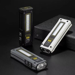 E-SMARTER STD01 COB Work Light With Power Display Outdoor Emergency Repair Light With Magnet LED Mini Flashlight(White)