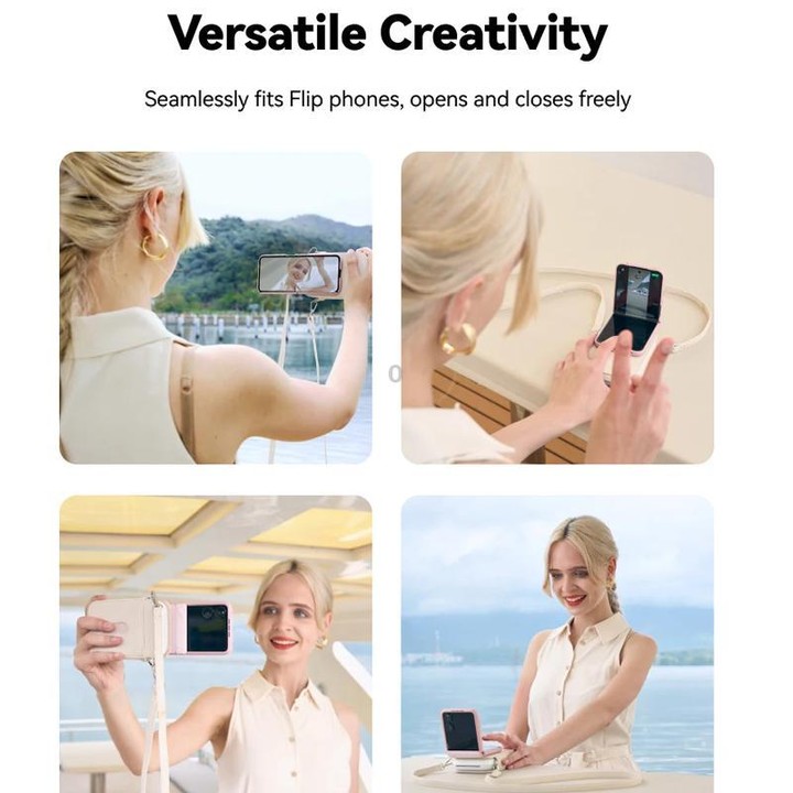 TELESIN Portable Instant Photo Printer With Magnetic Bag & Self-Adhesive Photo Paper For Travel & Memories(White)