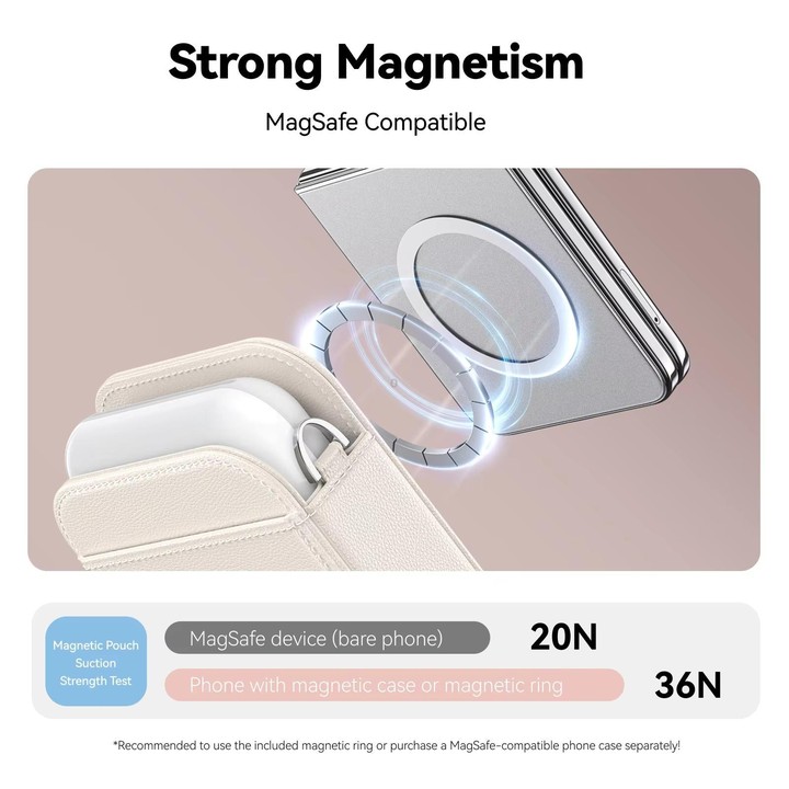 TELESIN Portable Instant Photo Printer With Magnetic Bag & Self-Adhesive Photo Paper For Travel & Memories(White)