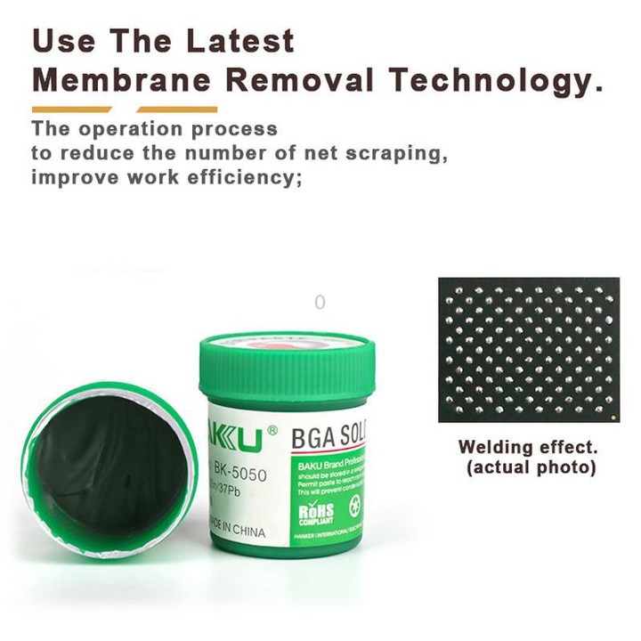 BAKU BK-5050 150g BGA Solder Paste Flux for Mobile Phone & Computer Motherboard Repair